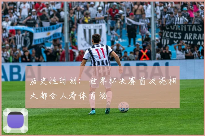 历史性时刻:世界杯决赛首次亮相大都会人寿体育场